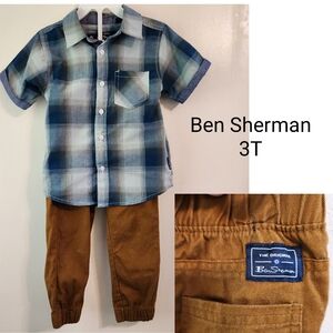 Ben Sherman 3T Button up short sleeve and pants